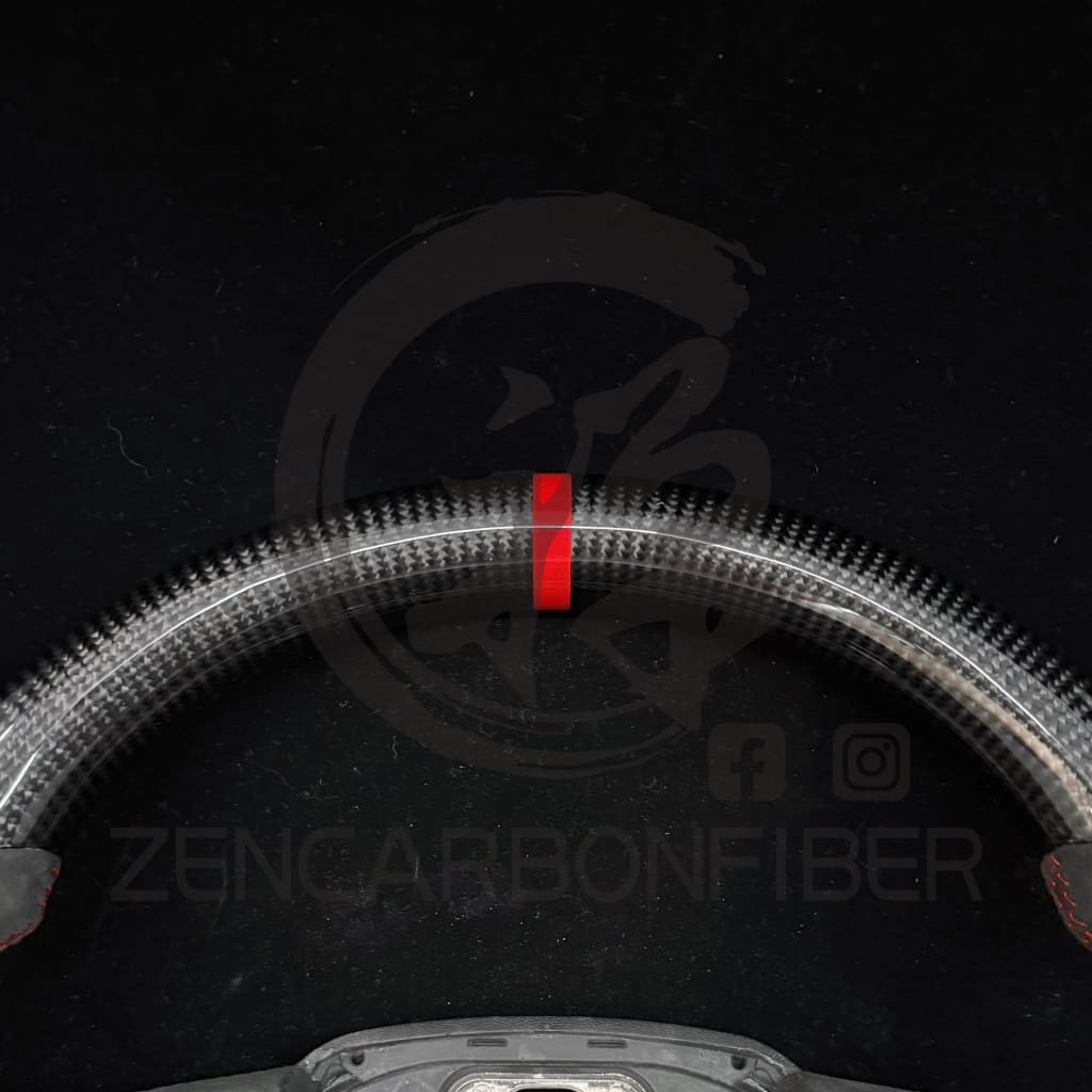 IN STOCK - 2021-2025 Audi B9.5 A/S/RS 4/5 S/RS Q7/8 Carbon Fiber Steering Wheel - Steering Wheels