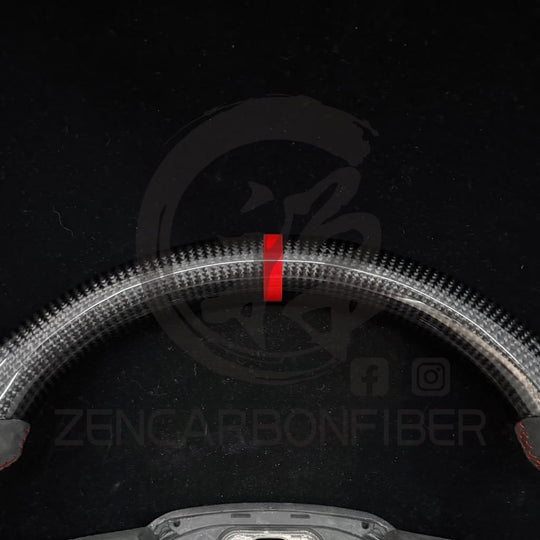 IN STOCK - 2021-2025 Audi B9.5 A/S/RS 4/5 S/RS Q7/8 Carbon Fiber Steering Wheel - Steering Wheels