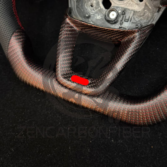 IN STOCK - 2021-2025 Audi B9.5/8Y A/S/RS 4/5 Carbon Fiber Steering Wheel - Steering Wheels