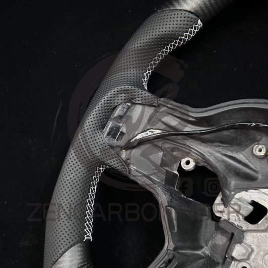 IN STOCK - 2021 + Ford F150 Raptor Heated Carbon Fiber Steering Wheel