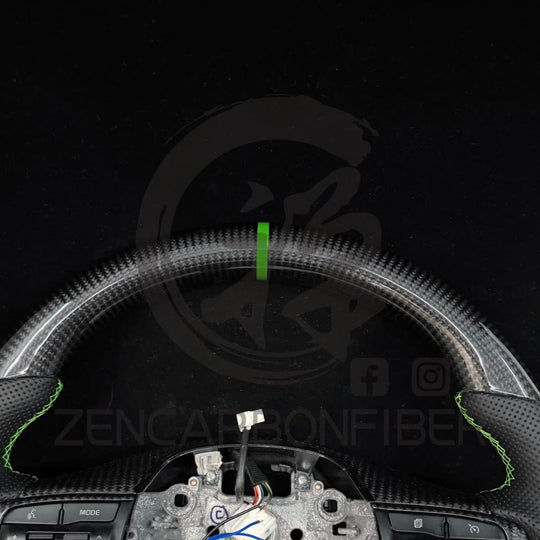 IN STOCK - 2021+ KIA K5 Heated Carbon Fiber Steering Wheel(NO paddle shifter) - Steering Wheels