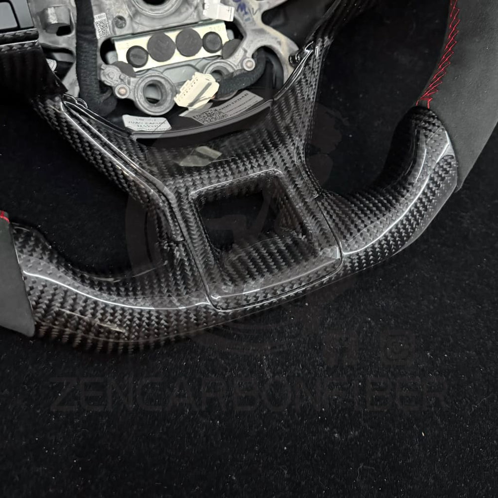 IN STOCK - IN STOCK - 2021+ KIA K5 Heated Carbon Fiber Steering Wheel(NO paddle shifter) - Steering Wheels