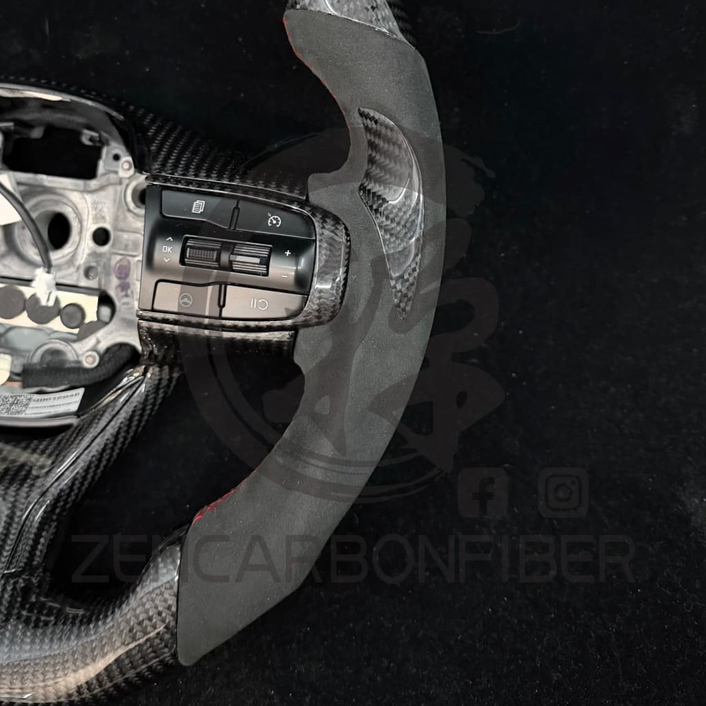 IN STOCK - IN STOCK - 2021+ KIA K5 Heated Carbon Fiber Steering Wheel(NO paddle shifter) - Steering Wheels