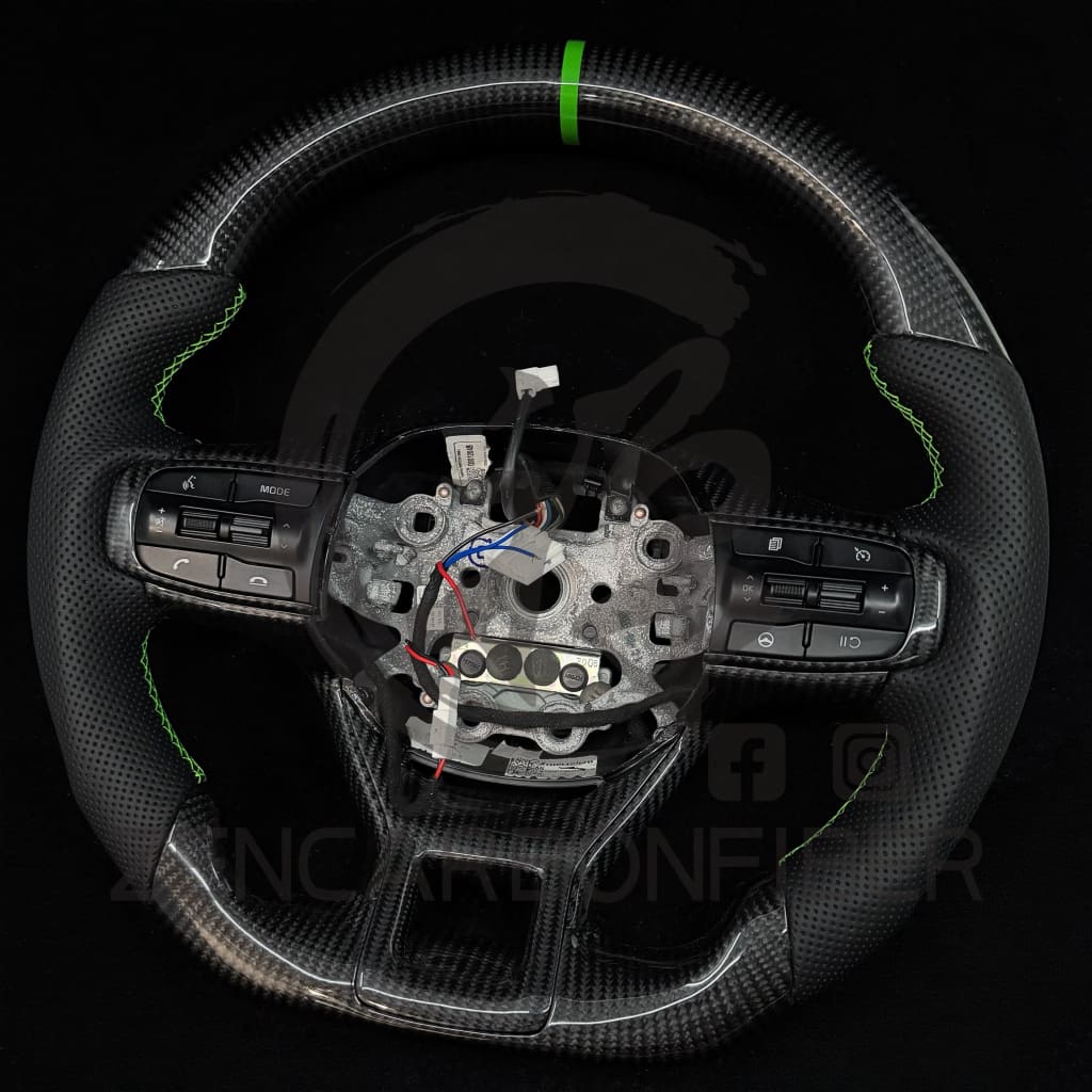 IN STOCK - 2021+ KIA K5 Heated Carbon Fiber Steering Wheel(NO paddle shifter) - Steering Wheels
