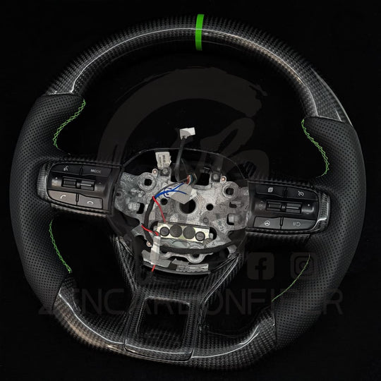 IN STOCK - 2021+ KIA K5 Heated Carbon Fiber Steering Wheel(NO paddle shifter) - Steering Wheels
