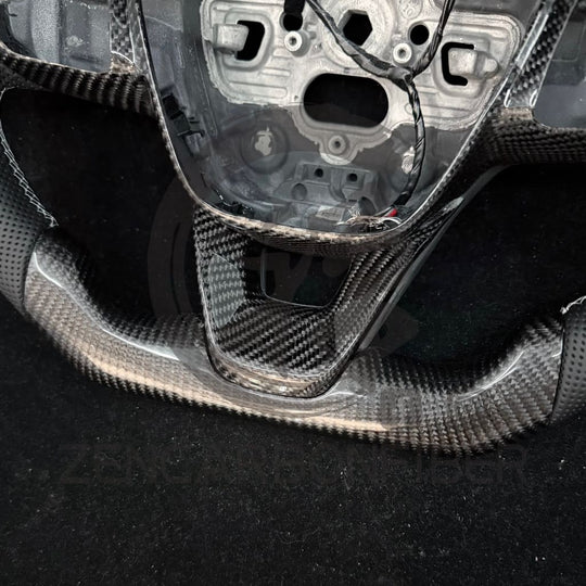 IN STOCK - 2022+ Ford Maverick/Bronco Sport Heated Carbon Fiber Steering Wheel - Steering Wheels