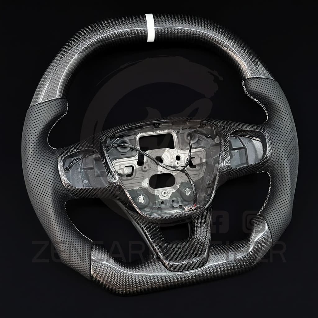 IN STOCK - 2022+ Ford Maverick/Bronco Sport Heated Carbon Fiber Steering Wheel - Steering Wheels