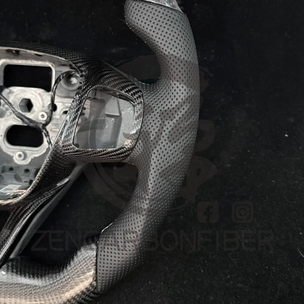 IN STOCK - 2022+ Ford Maverick/Bronco Sport Heated Carbon Fiber Steering Wheel - Steering Wheels