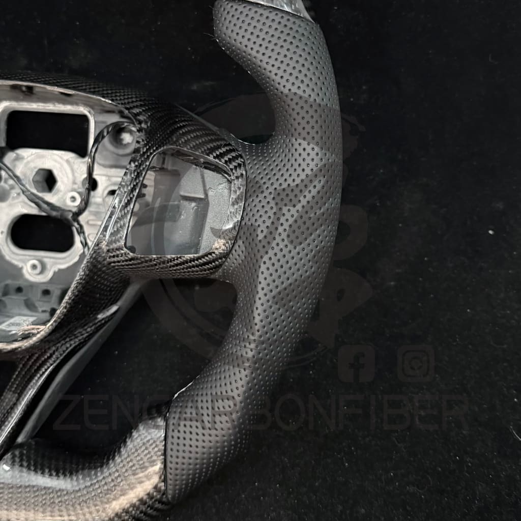 IN STOCK - 2022+ Ford Maverick/Bronco Sport Heated Carbon Fiber Steering Wheel - Steering Wheels