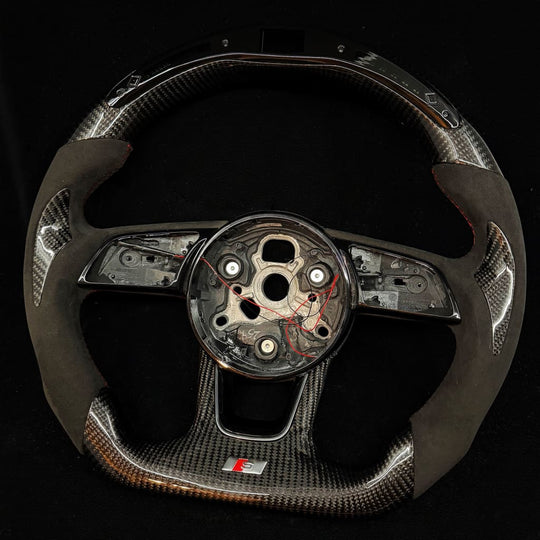 IN STOCK - Audi B9/2017-2020 8V A/S 3/4/5 Carbon Fiber Steering Wheel