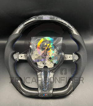 In Stock- Bmw F90/F10 M-Sport/M5/6 Led Carbon Fiber Steering Wheel