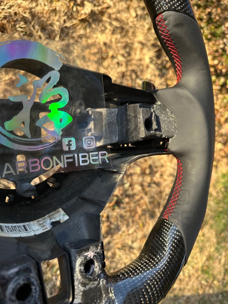 In Stock- Dodge Dart Carbon Fiber Steering Wheel