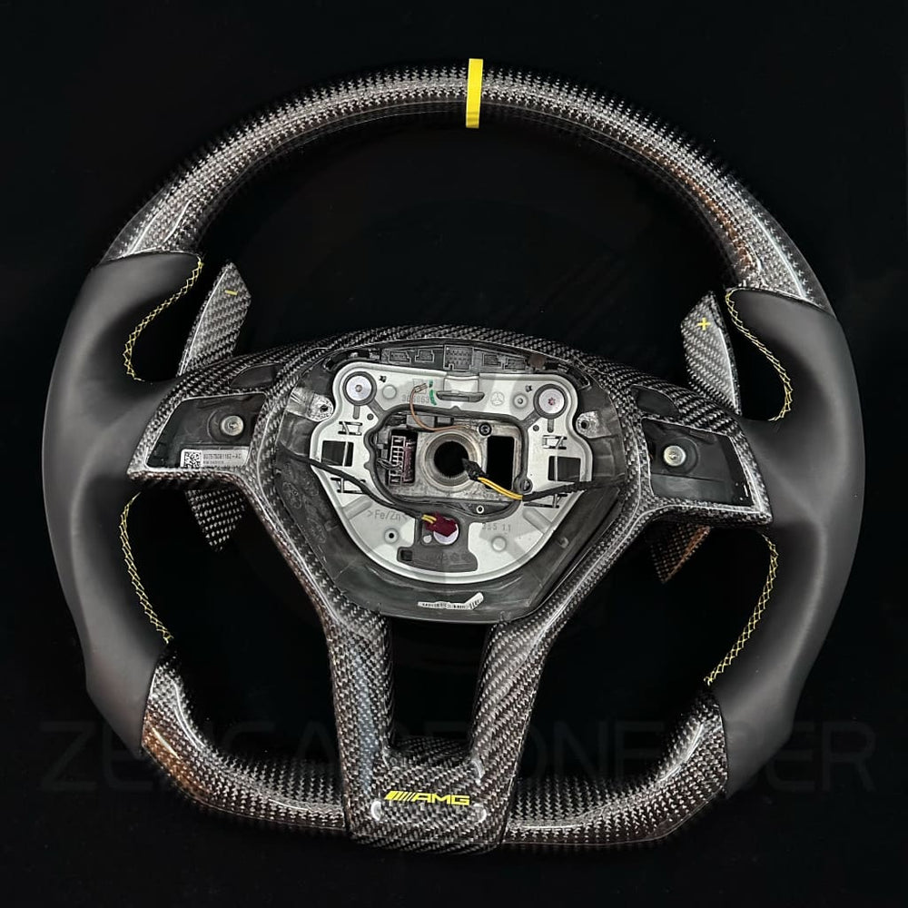 Mercedes Custom Carbon Fiber Steering Wheel