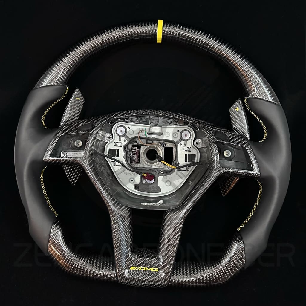 Mercedes Custom Carbon Fiber Steering Wheel