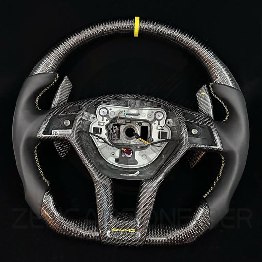 Mercedes Custom Carbon Fiber Steering Wheel