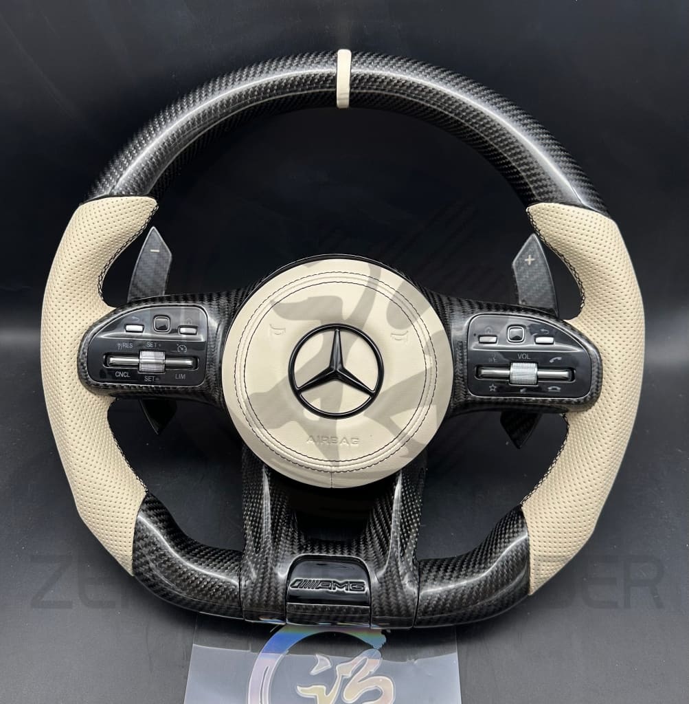 Mercedes Custom Carbon Fiber Steering Wheel