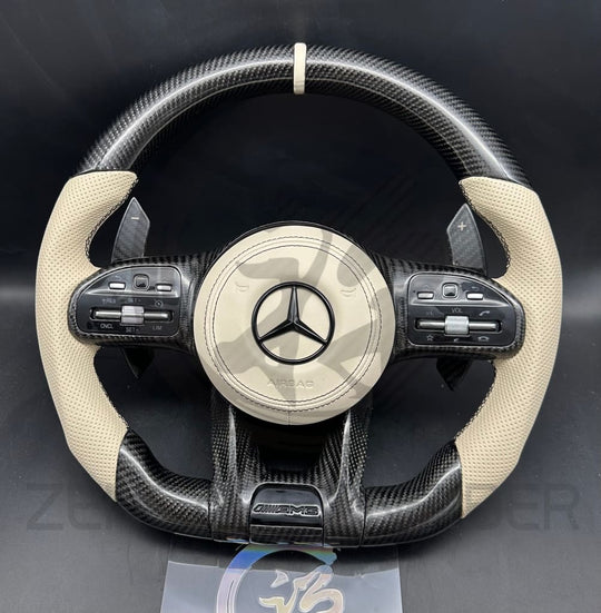Mercedes Custom Carbon Fiber Steering Wheel