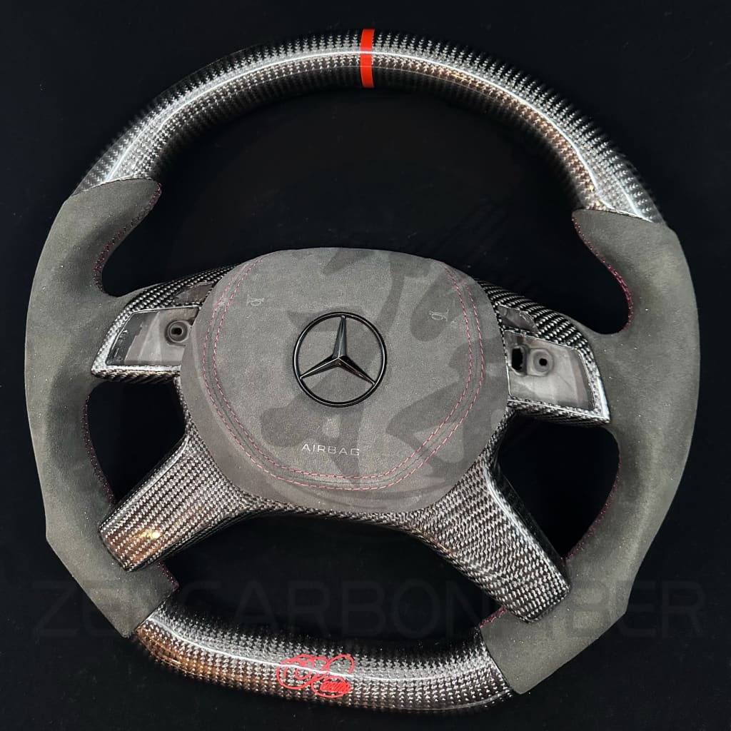 Mercedes Custom Carbon Fiber Steering Wheel