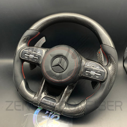 Mercedes Custom Carbon Fiber Steering Wheel