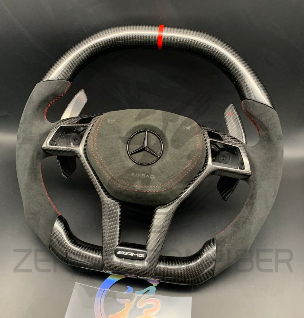 Mercedes Custom Carbon Fiber Steering Wheel
