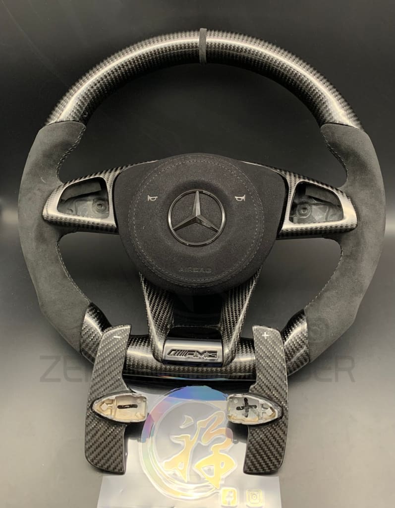 Mercedes Custom Carbon Fiber Steering Wheel
