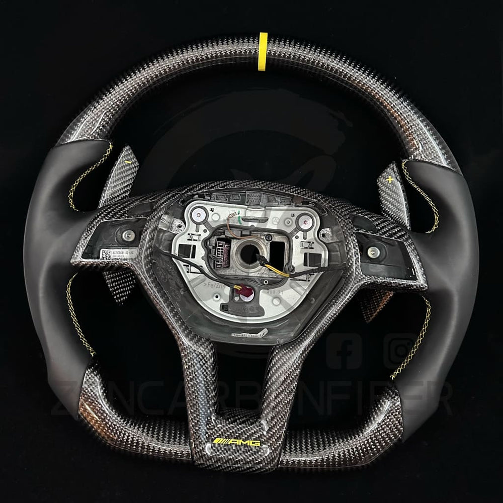 Mercedes Custom Carbon Fiber Steering Wheel