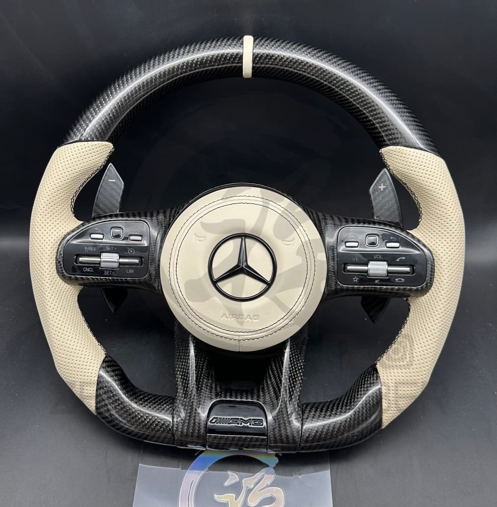 Mercedes Custom Carbon Fiber Steering Wheel