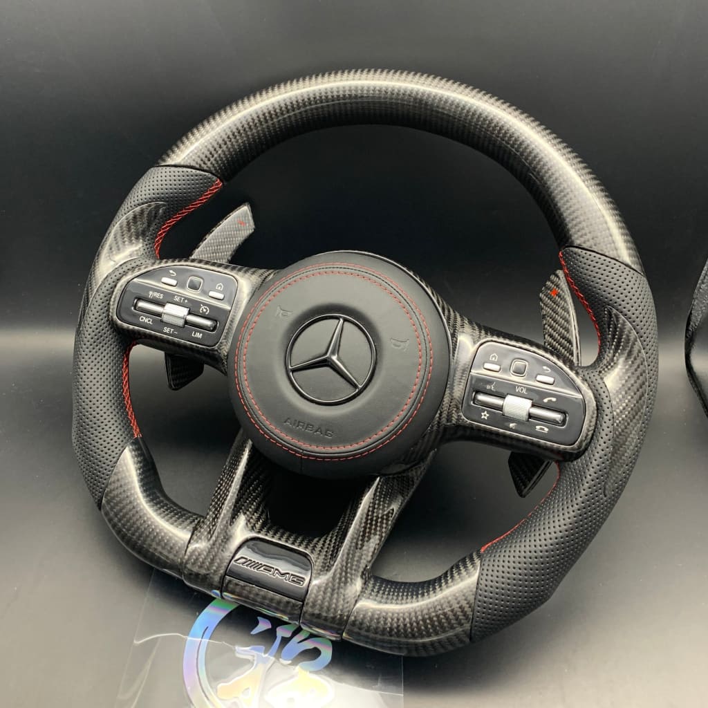 Mercedes Custom Carbon Fiber Steering Wheel