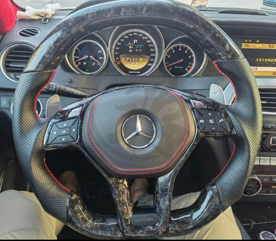 Mercedes Custom Carbon Fiber Steering Wheel