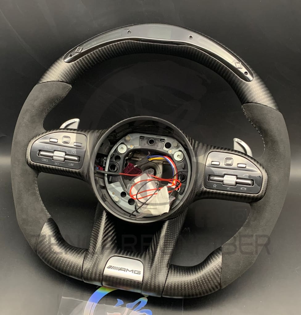 Mercedes Custom Carbon Fiber Steering Wheel