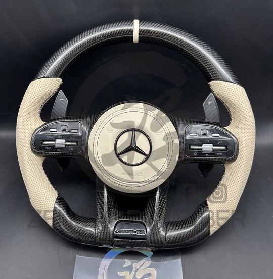 Mercedes Custom Carbon Fiber Steering Wheel