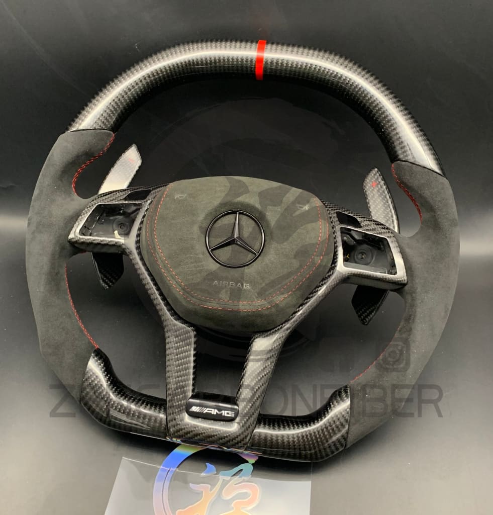 Mercedes Custom Carbon Fiber Steering Wheel