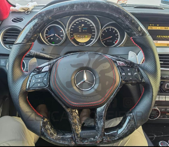 Mercedes Custom Carbon Fiber Steering Wheel