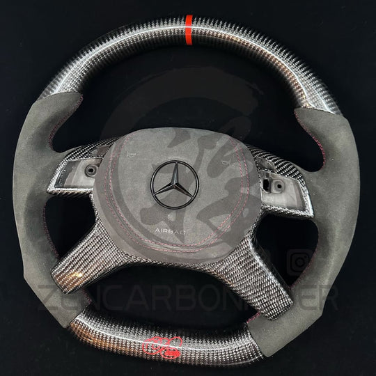 Mercedes Custom Carbon Fiber Steering Wheel