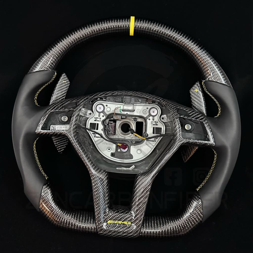 Mercedes Custom Carbon Fiber Steering Wheel