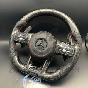 Mercedes Custom Carbon Fiber Steering Wheel