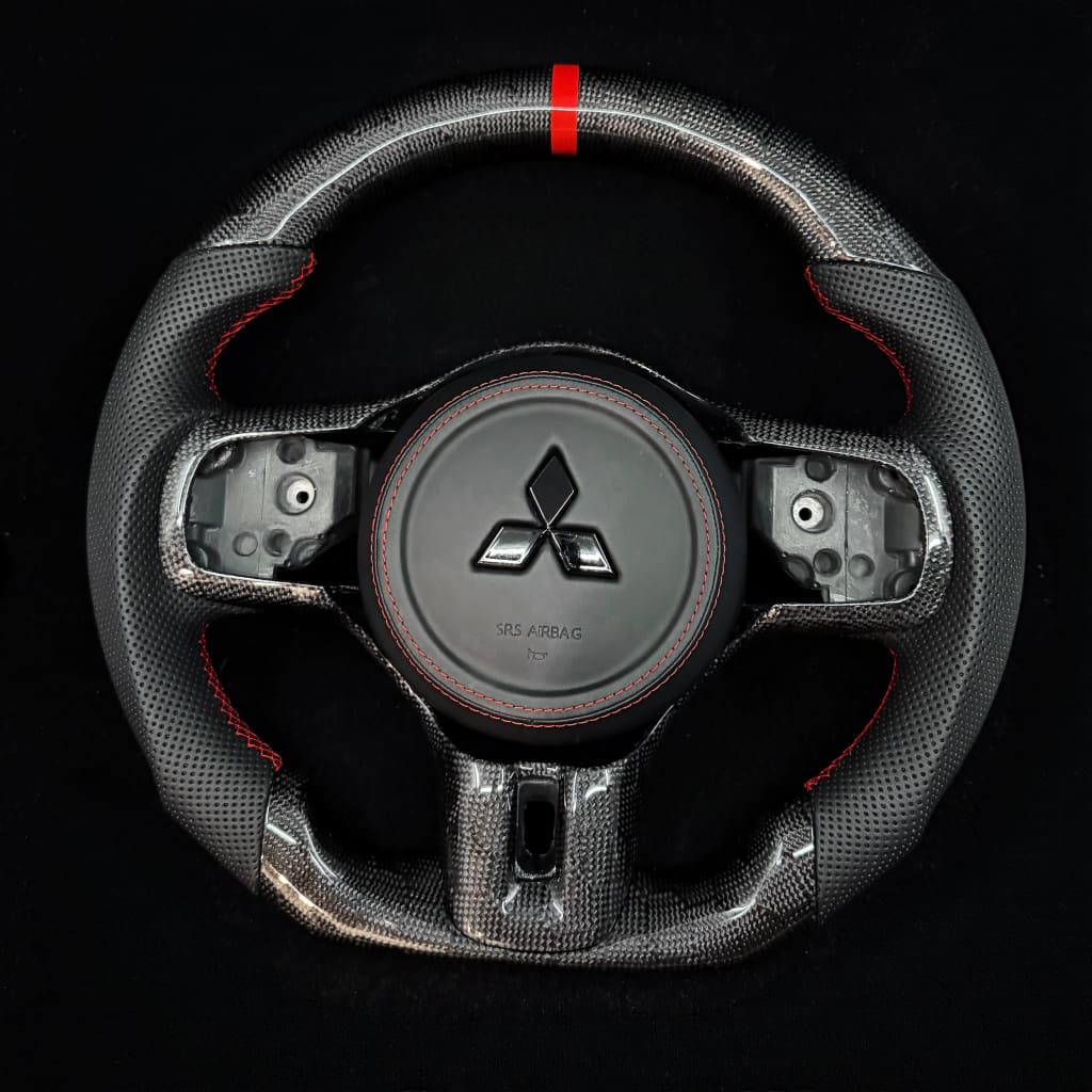 Mitsubishi Lancer Evo X Carbon Fiber Steering Wheel Steering Wheels