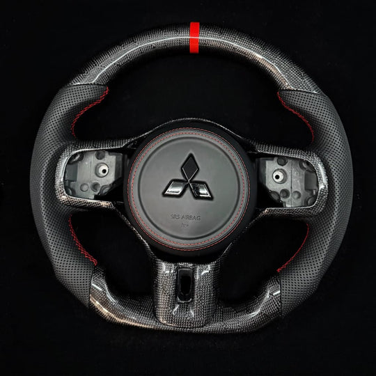 Mitsubishi Lancer Evo X Carbon Fiber Steering Wheel Steering Wheels