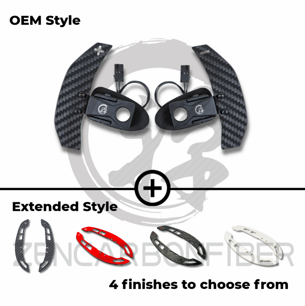 Zen Series™ Carbon Fiber Magnetic Paddle Shifters for 2008-2014 Cadillac CTS/CTS-V - magnetic paddle shifters