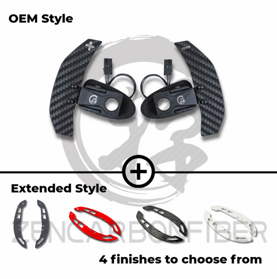 Zen Series™ Carbon Fiber Magnetic Paddle Shifters for 2008-2014 Cadillac CTS/CTS-V - magnetic paddle shifters