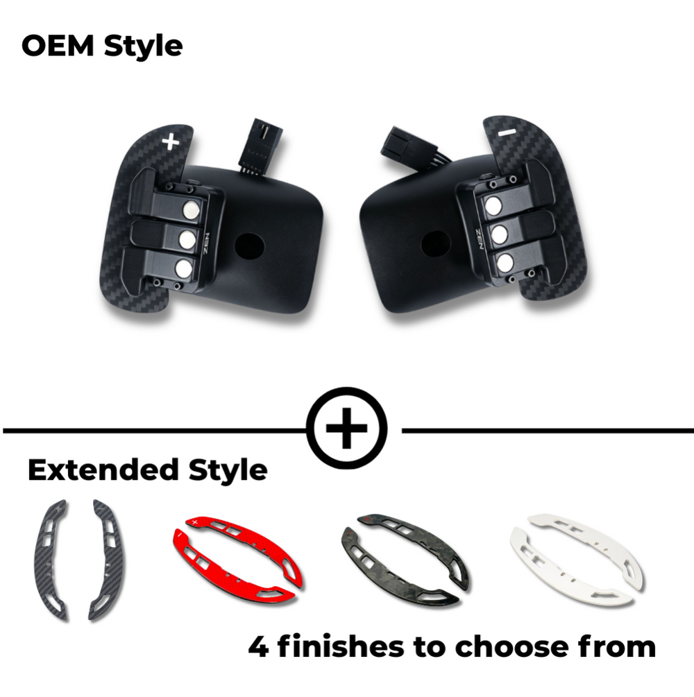 Zen Series™ Carbon Fiber Magnetic Paddle Shifters for 2011-2014 Dodge/Chrysler/Jeep - magnetic paddle shifters