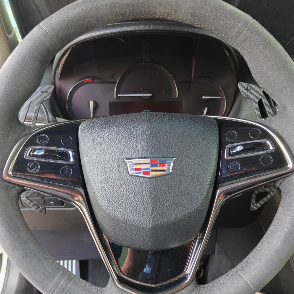 Zen Series™ Carbon Fiber Magnetic Paddle Shifters for 2013-2019 Cadillac ATS/CTS - magnetic paddle shifters