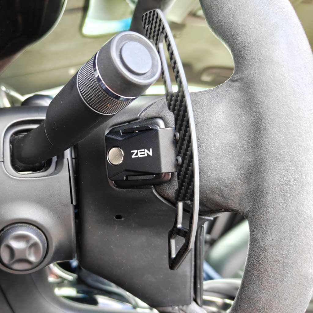 Zen Series™ Carbon Fiber Magnetic Paddle Shifters for 2013-2019 Cadillac ATS/CTS - magnetic paddle shifters