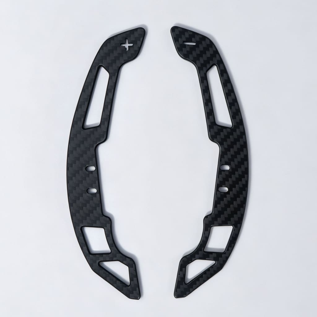 Zen Series™ Carbon Fiber Magnetic Paddle Shifters for 2014-2024 Jaguar F-Type - magnetic paddle shifters