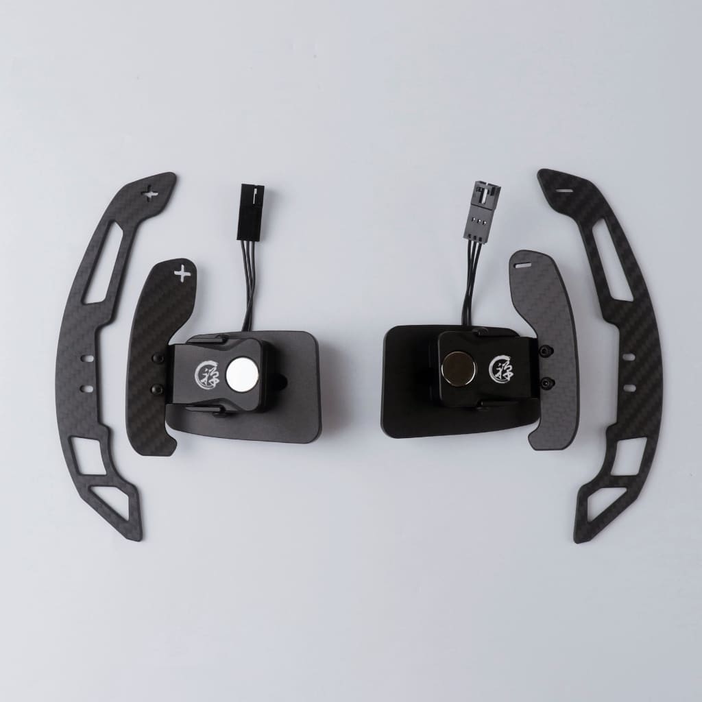 Zen Series™ Carbon Fiber Magnetic Paddle Shifters for 2014-2024 Jaguar F-Type - magnetic paddle shifters