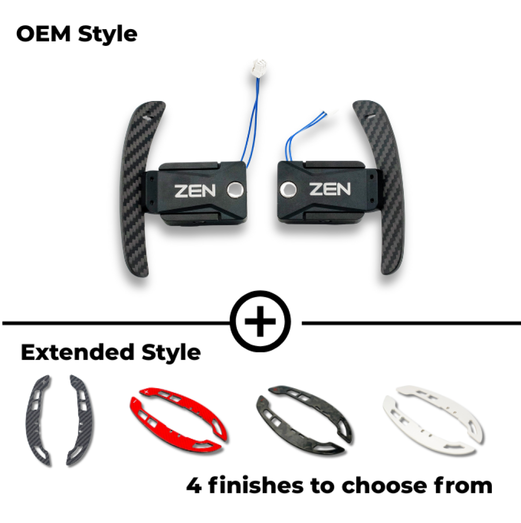 Zen Series™ Carbon Fiber Magnetic Paddle Shifters for 2017+ Infiniti Q60/2018+ Q50 magnetic paddle shifters