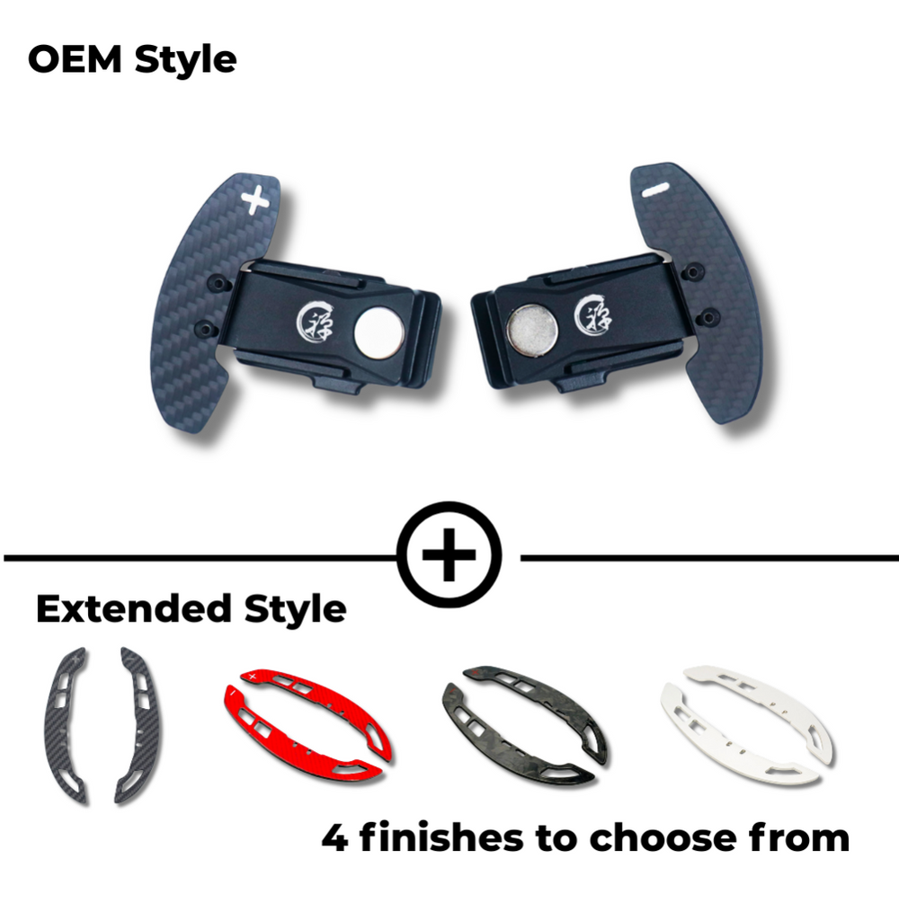 Zen Series™ Carbon Fiber Magnetic Paddle Shifters for 2018-2023 Kia Stinger - magnetic paddle shifters