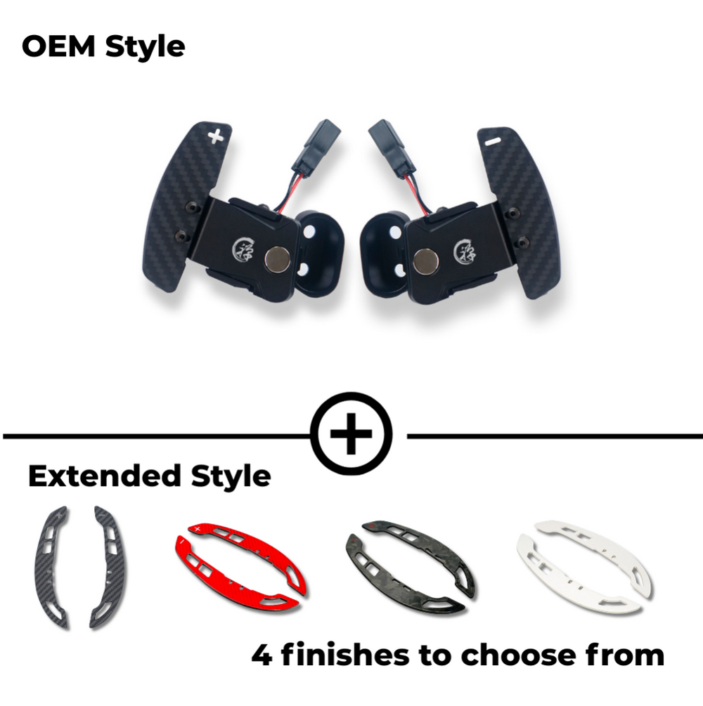 Zen Series™ Carbon Fiber Magnetic Paddle Shifters for 2019+ Mazda3 - magnetic paddle shifters