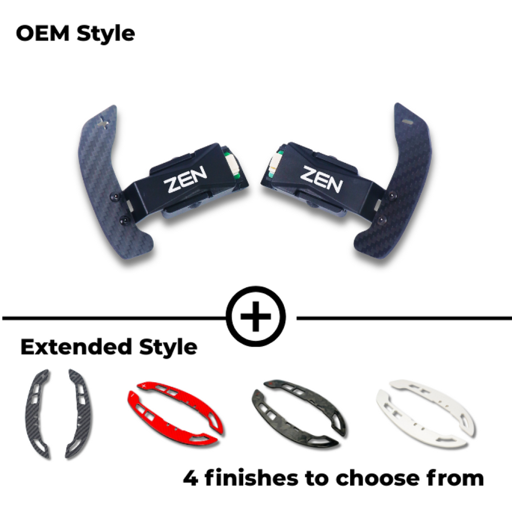 Zen Series™ Carbon Fiber Magnetic Paddle Shifters for 2018-2024 8th gen Toyota Camry magnetic paddle shifters