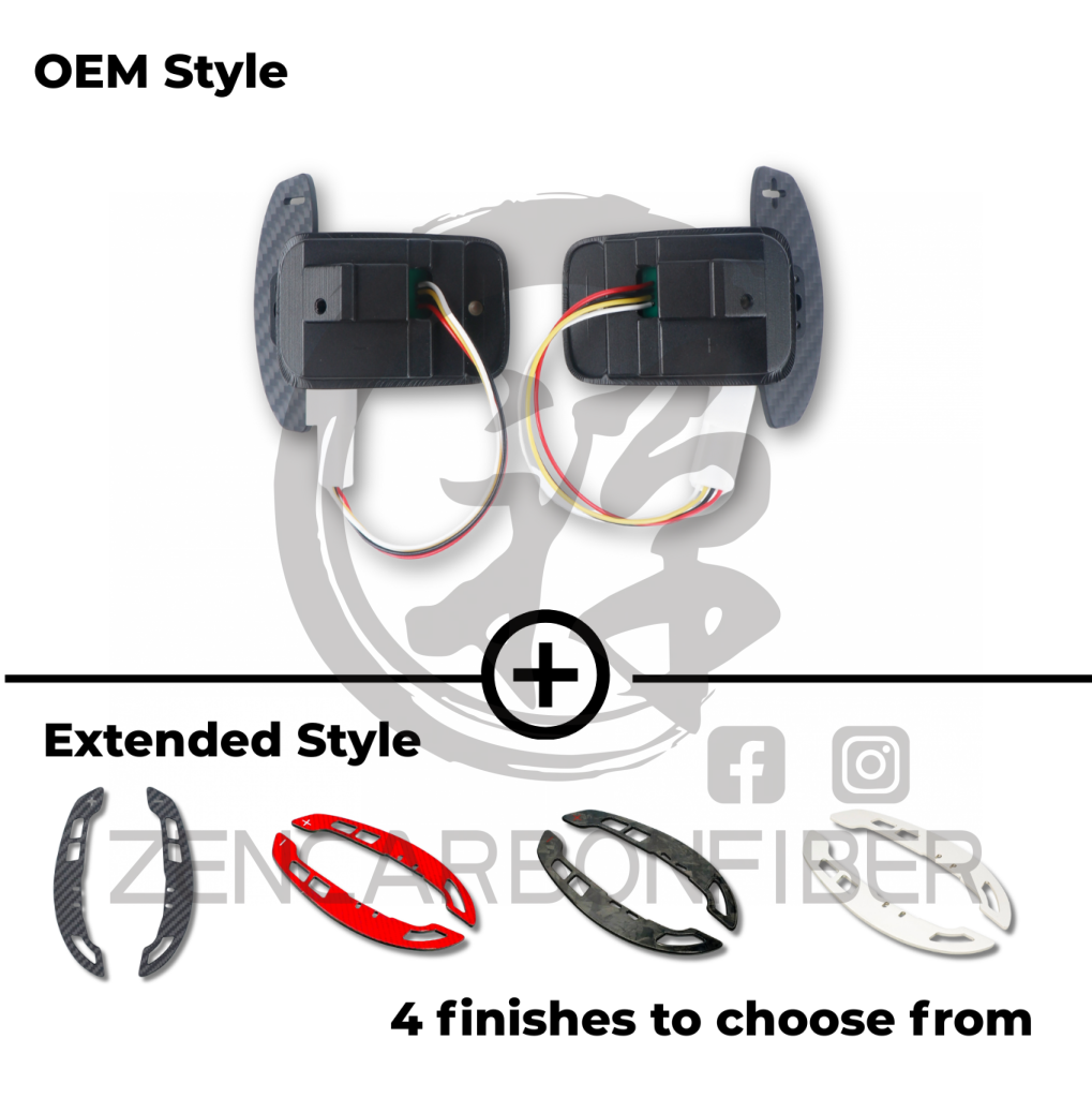 Zen Series™ Carbon Fiber Magnetic Paddle Shifters for 2022+ 11th Gen Honda Civic/Accord/Acura Integra magnetic paddle